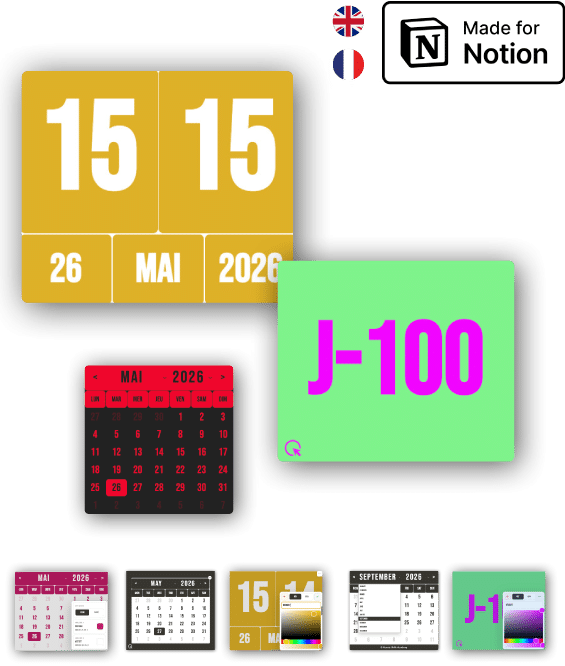 Pack Branding 3 widgets Notion
